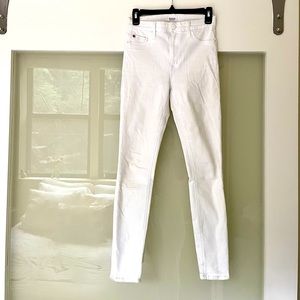 Hudson Barbara Skinny Jeans in White
